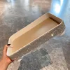 Sparkling Diamond Cosmetics Tray Organizer Storage Jewelry Multipurpose Storage Tray Bathroom Storage Box Kitchen Container Case 3