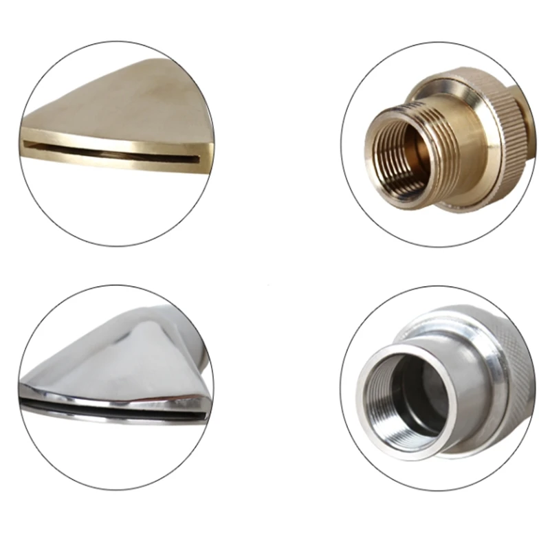 1/2" 3/4" 1" Brass Stainless Steel Duck Tail Fountain Nozzles Garden Pool Fountain Head water fountain garden pond fountain fountain nozzles