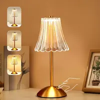 LED Table Lamps 3 Color Touch Dimming Night Light USB Rechargeable Cordless Atmosphere Bedroom Bedside Reading Lamps Decor Light 1
