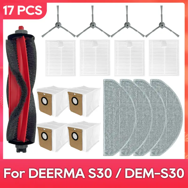 Fit For ( DEERMA S30 / DEM-S30 ) Filter Mop Dust Bag Parts Accessories Robot Vacuum Cleaner Kit - Image 14