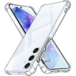 Gradient Airbag TPU Shockproof Protective Phone Case for Galaxy a27 (Transparent)