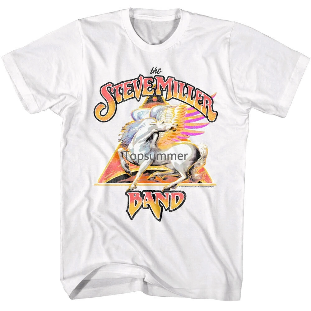 

Steve Miller Band Pegasus Logo Men'S T Shirt California Rock Music Concert Tour