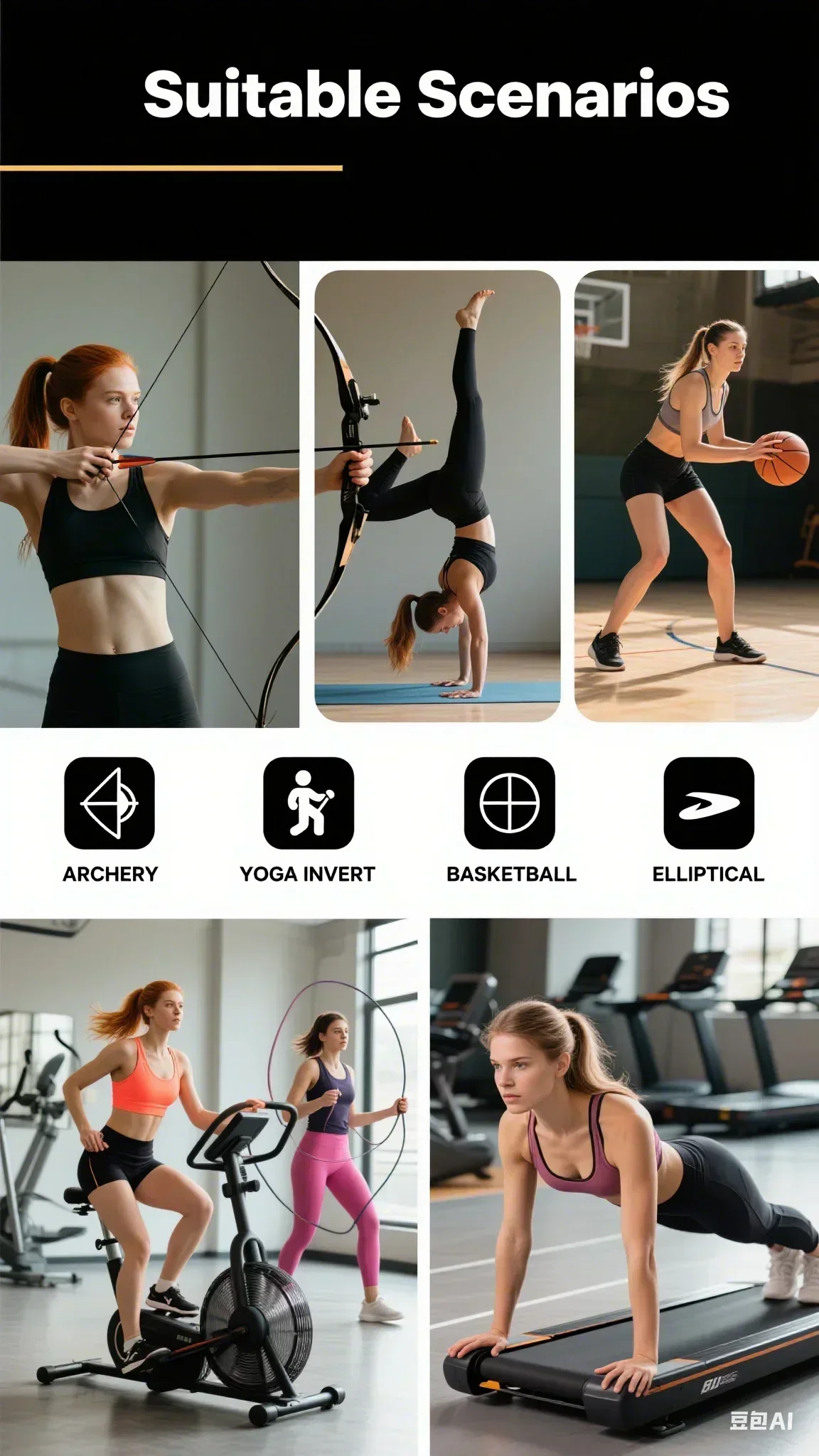 Description Picture 2 of itemKTP Recoil Scrunch Women's Fitness Seamless Shorts Gym Workout Yoga Cycling Low Ribbed Band Scrunch Butt Breathable Shorts