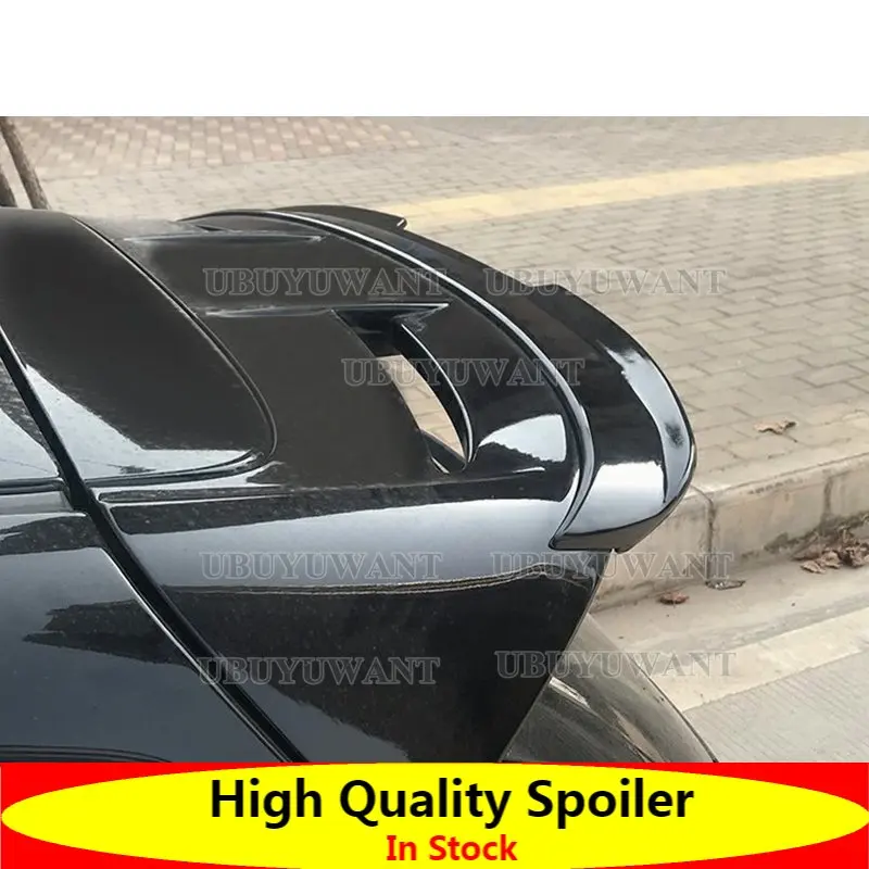 SPOILER For Ford Fiesta St MK7 MK7.5 REAR WING ABS BALCK CARBON FIBER