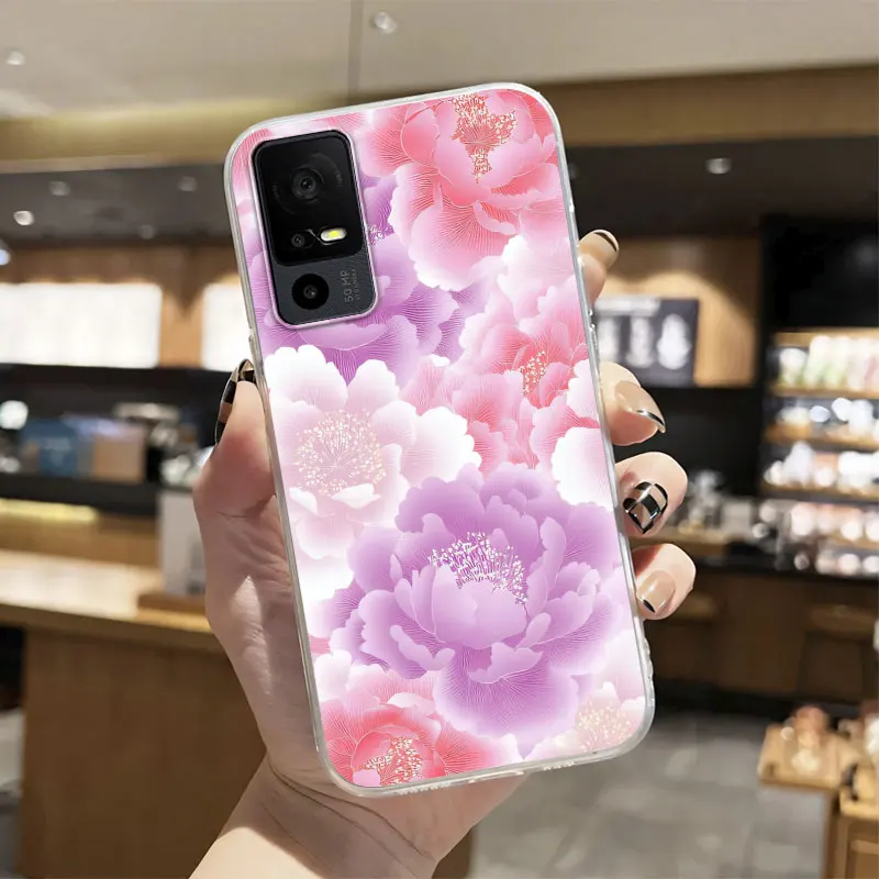 Luxury Transparent Silicone Shockproof Phone Case