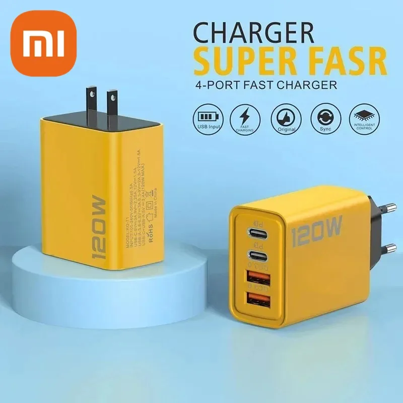 Xiaomi 120w Ultra Fast Charger Rapid Charging Type C Usb Charging Cable Head Charger Set High Speed Charging For Xiaomi Samsung - Image 5