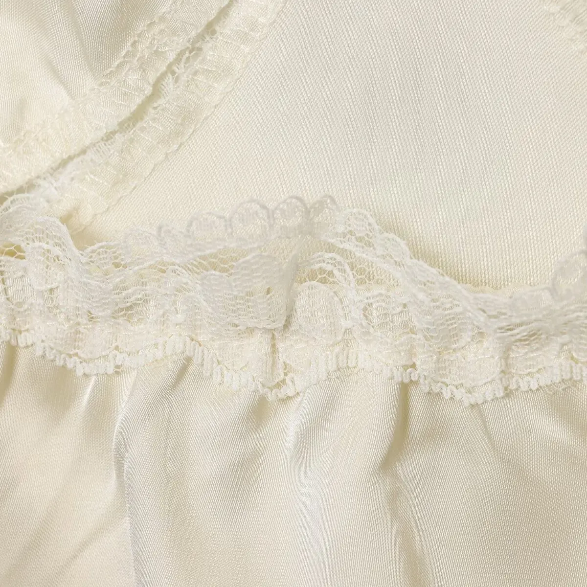 KASLEAD New Women's Faion Lace ter Ne Double-Sided Satin ort Bal Strap Vest European Sle Polyester Fiber