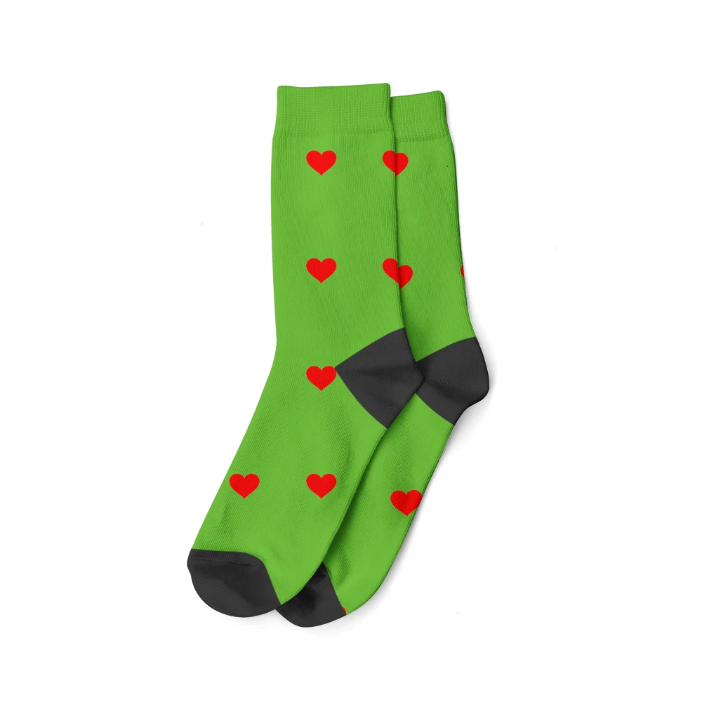 Benutzer definierte Gesichts socken personal isierte lustige lange Socken mit Gesicht anpassen Herz Unisex Socken für Freunde Vatertag Jubiläum