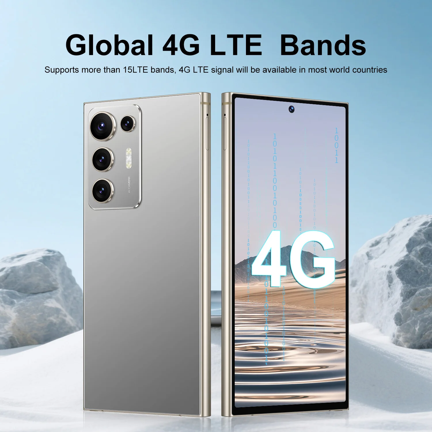 Smartphone Android IVMI Global Vision Note30 Ultra, 4 Go de RAM, 64 Go de ROM, 5+16 MP, Face ID, réseau 4G, Google Play Store, téléphones mobiles