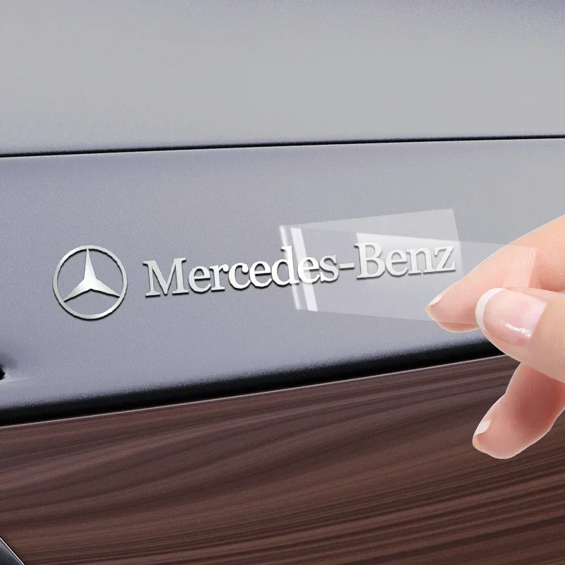 메르세데스 벤츠 AMG W212 W204 W211 W168 W213 W205 W210 W124 자동차 스타일링 로고 자동차 장식 데칼 자동차 내부 스티커
