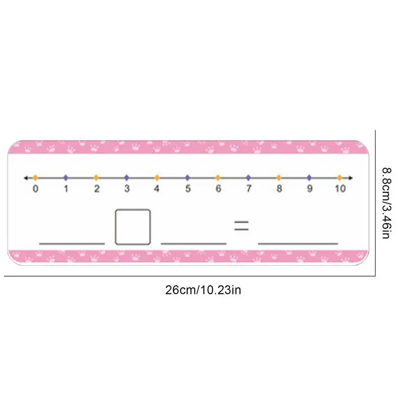 Erasable Number Board 0-20 Double Sided White Board Addition Subtraction Game Classroom And Home Supplies Learning Activities