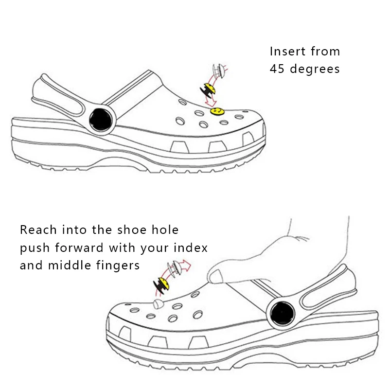Shoe Charms Shoe Decorations Teeth Health Theme PVC Decoration For Kids Hole Shoes Slipper 21Pcs