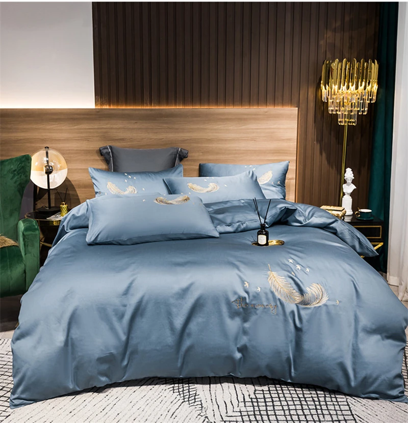High End 60s Longstaple Cotton Bedding Cotton Duvet Cover Set
