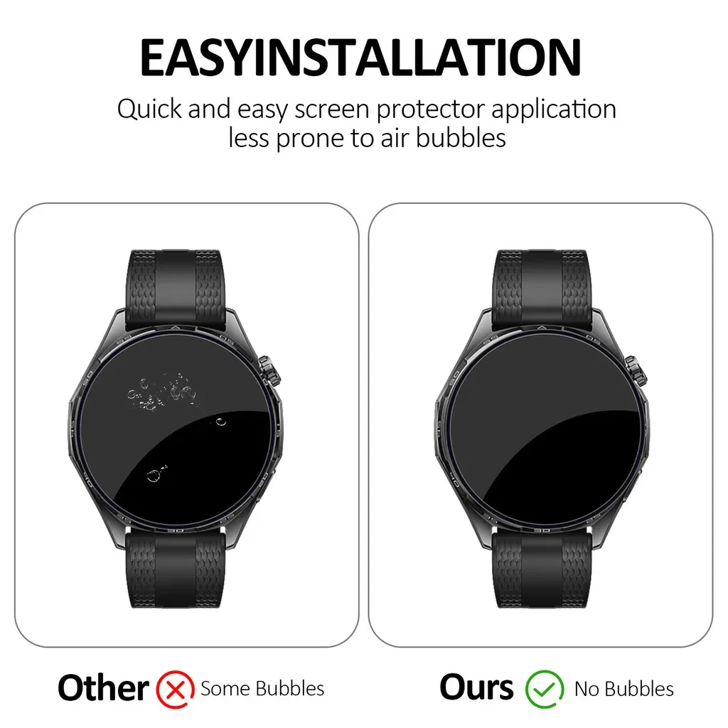 Premium Tempered Glass Screen Protector for Huawei Watch - Anti-Scratch Film Accessories