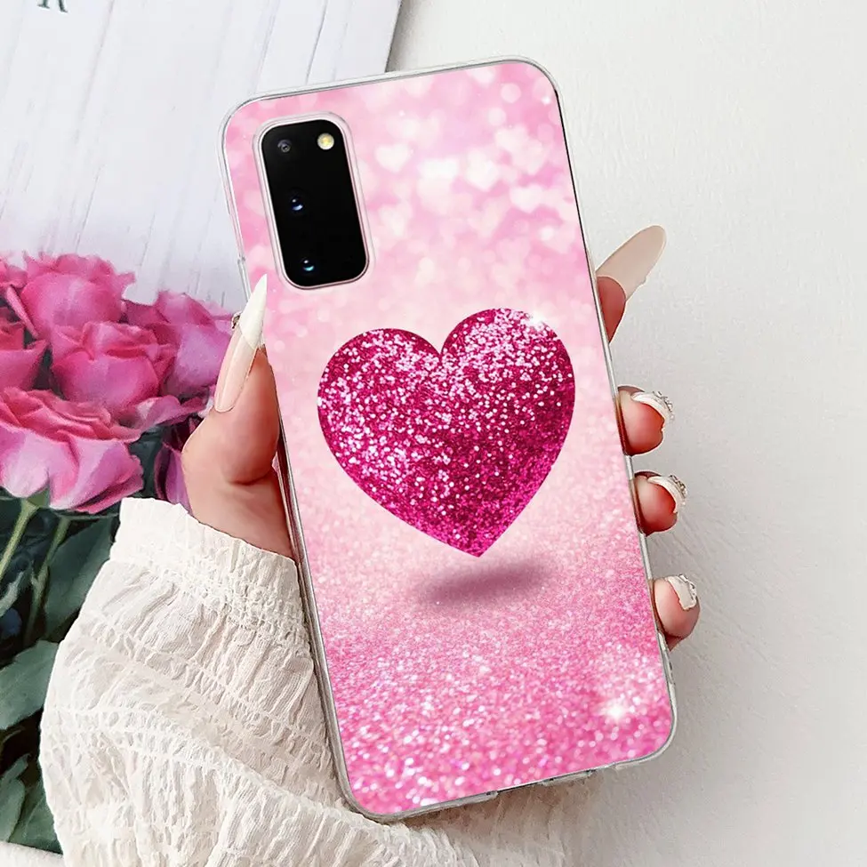 Clear Cute Cat and Fashion Flower Painted Phone Case Cover