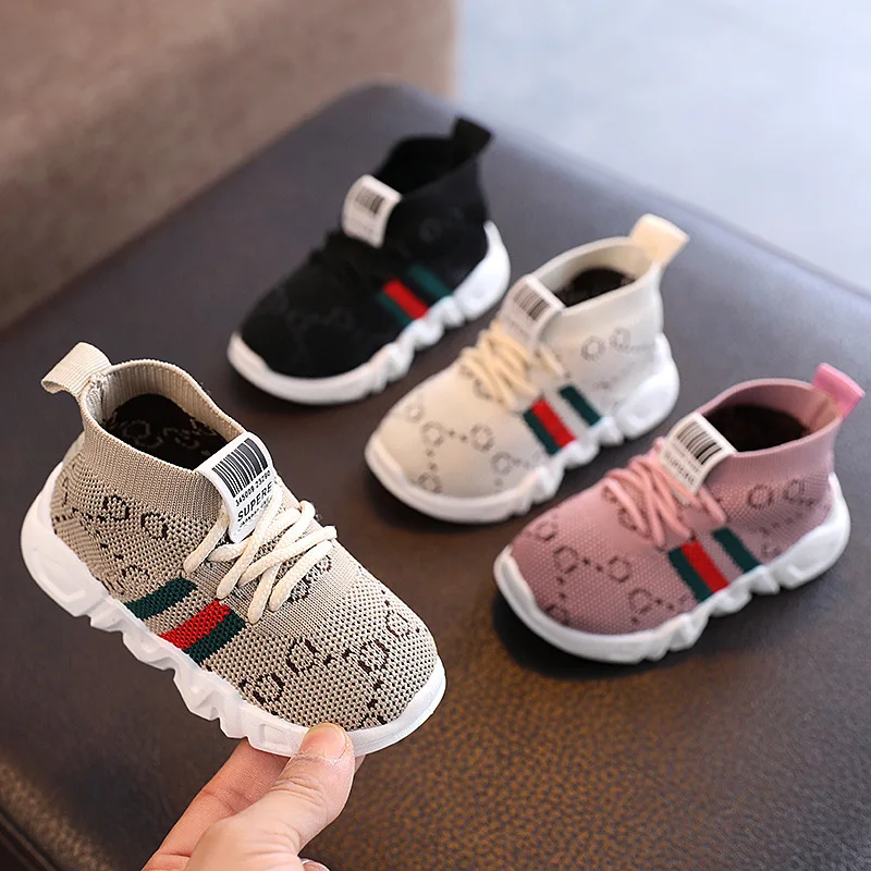 New Children Casual Mesh Sneakers Soft Bottom Comfortable Anti-Slip Baby First Walkers Shoes for Toddler Infant Boys Girls