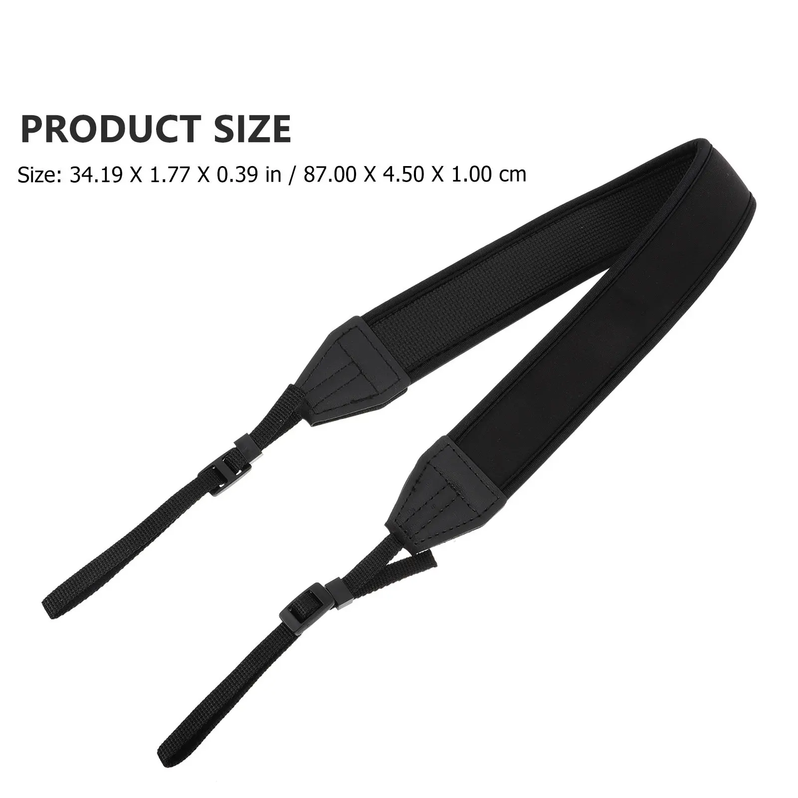 2Pcs 범용 카메라 스트랩 네오프렌 조절 가능 내구성 실용 하이킹 캠핑 사진 액세서리 용품