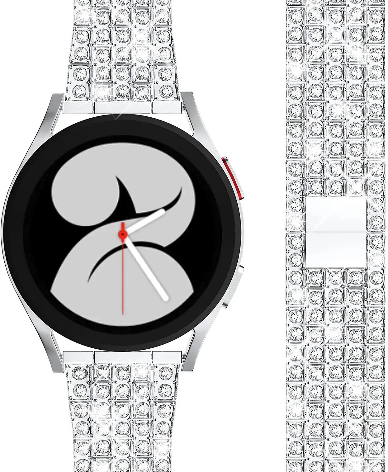 Elegant Diamond Metal Bracelet Watch Band – Premium 20mm/22mm Strap
