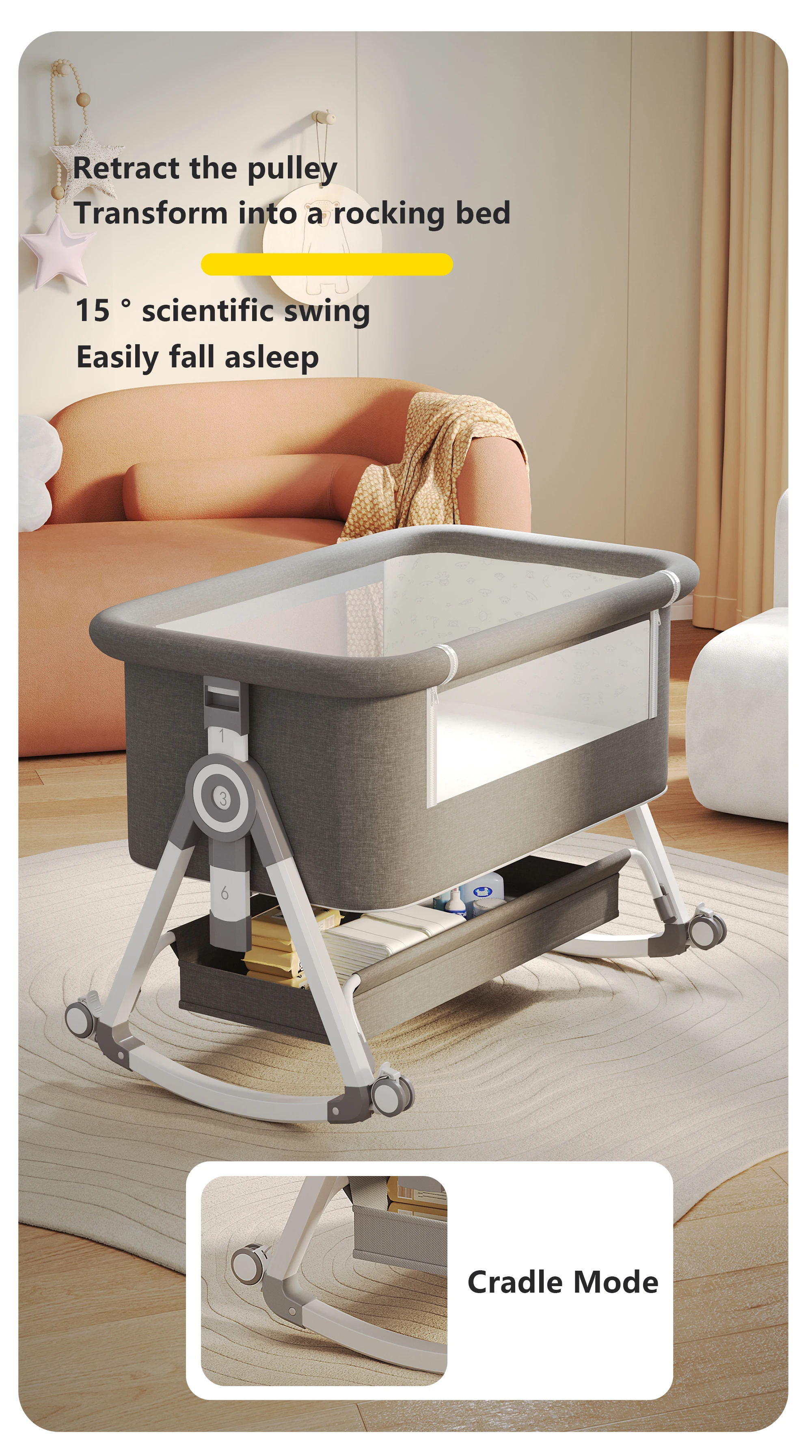 bassinet-style setup
