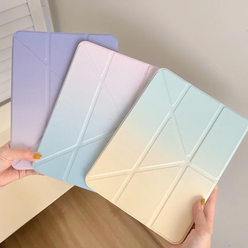 Clear Hard Transformer Cover Stand Case for Tablets