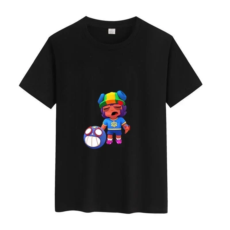 thumbnail image 1 of Camiseta con estampado de anime para niños y adolescentes, disfraz de Leon Spike, ropa de algodón para niños, divertida camiseta informal para niño y niña, 1 of 5