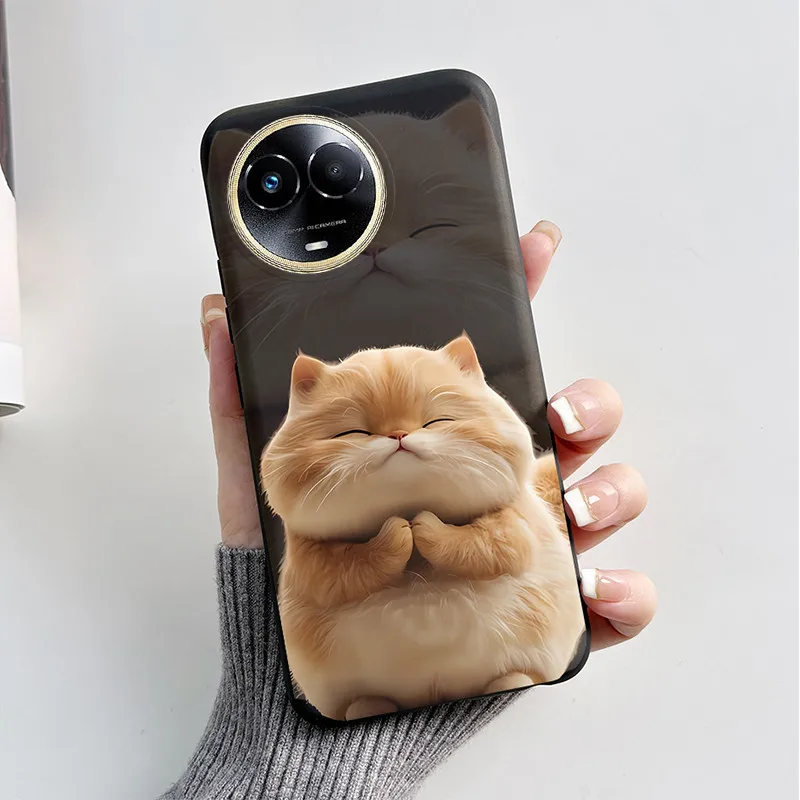 Cute Cartoon Cat and Funny Dog Silicone Phone Case Cover