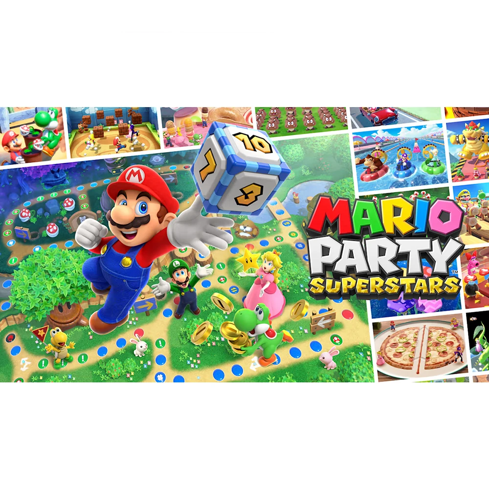 Фото Mario Party Superstars игры на нинтендо Switch 100% официальная оригинальная игровая карта для игровой консоли Switch OLED Lite №2