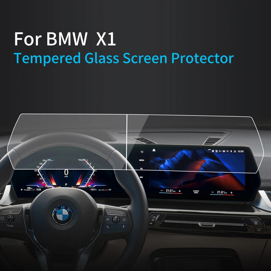 For2023BMWX1SeriesScreenProtectorSpeedCentralConsoleDisplay
