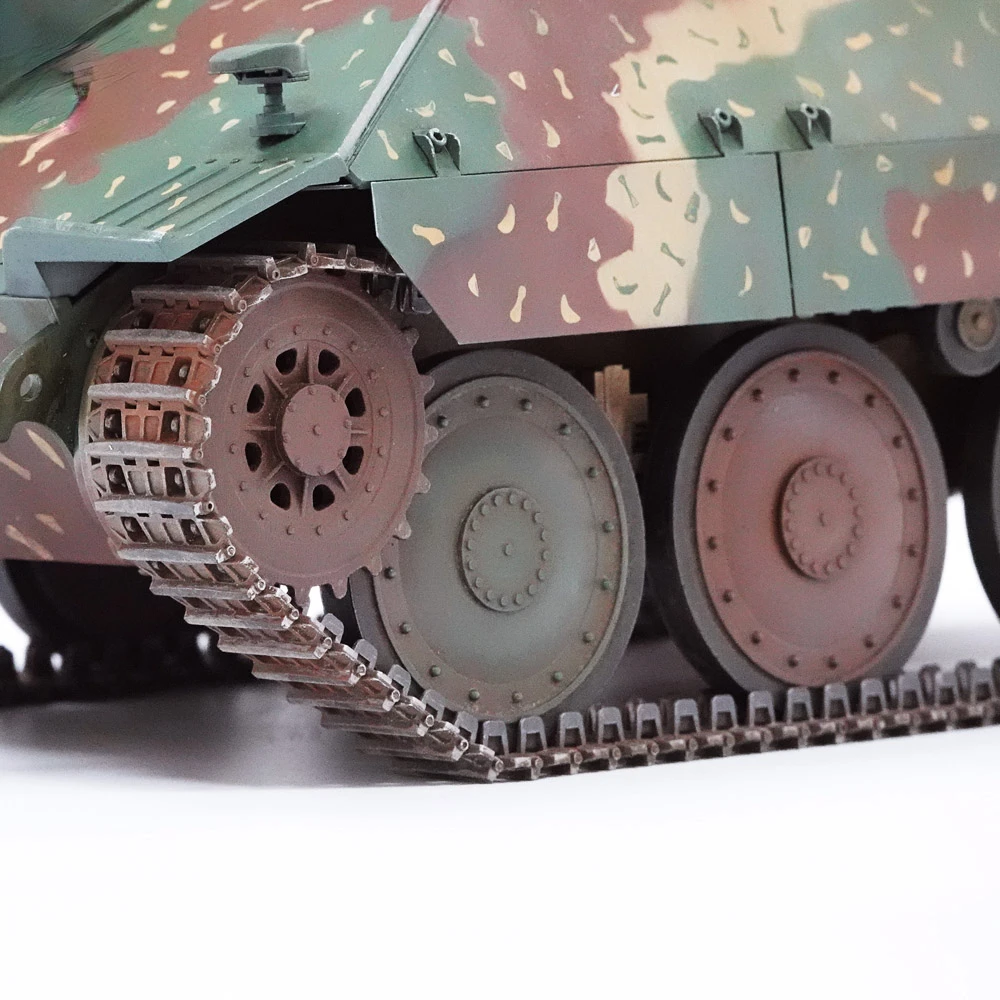 Rc Tank 1/16 German Hetzer Jagdpanzer 38t Light Army Tank Destroyer of World War II IR Battle Smoke Tank Off-Road Vehicle Model 6