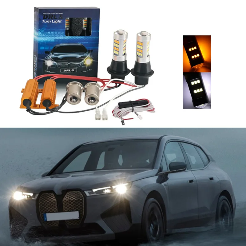 

2 шт., автомобильные поворотники Canbus 1156 BA15S P21W BAU15S PY21W 7440 W21W T20 2835 42SMD