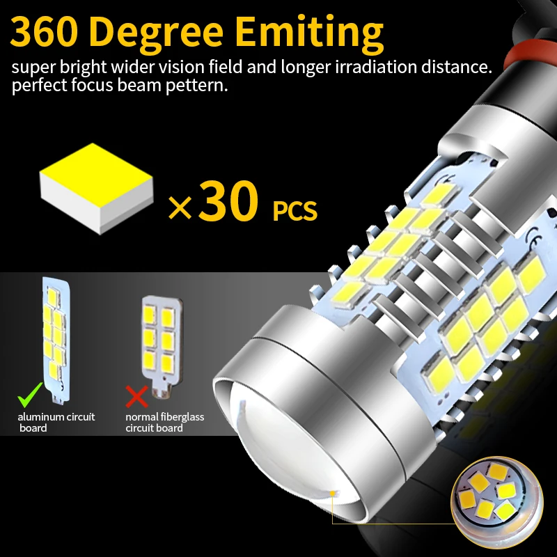 COPPIA LAMPADE POSIZIONE P13W 18 LED DRL 6000K AUDI Q5 CANBUS NO AVARIA - Foto 4