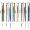 1 Pcs Eyelashes Tweezers Stainless Steel superhard Tweezers High Precision Anti-static tweezers for Eyelash Extensions 5