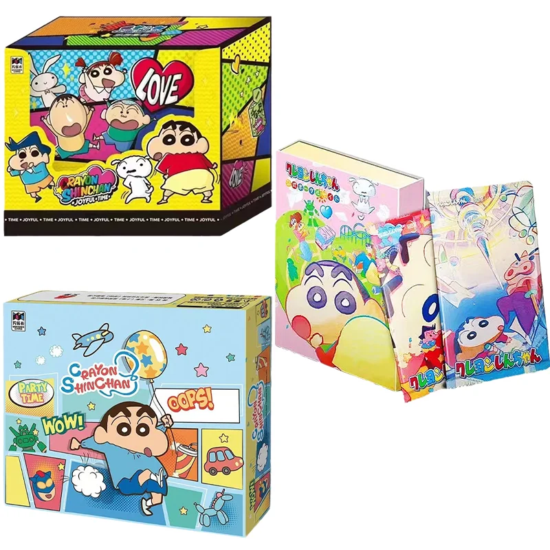 

Japan Anime Crayon Shinchan New Card Booster Box Collection Anime character Rare Cards Children's Xmas Gift Board Game Toy