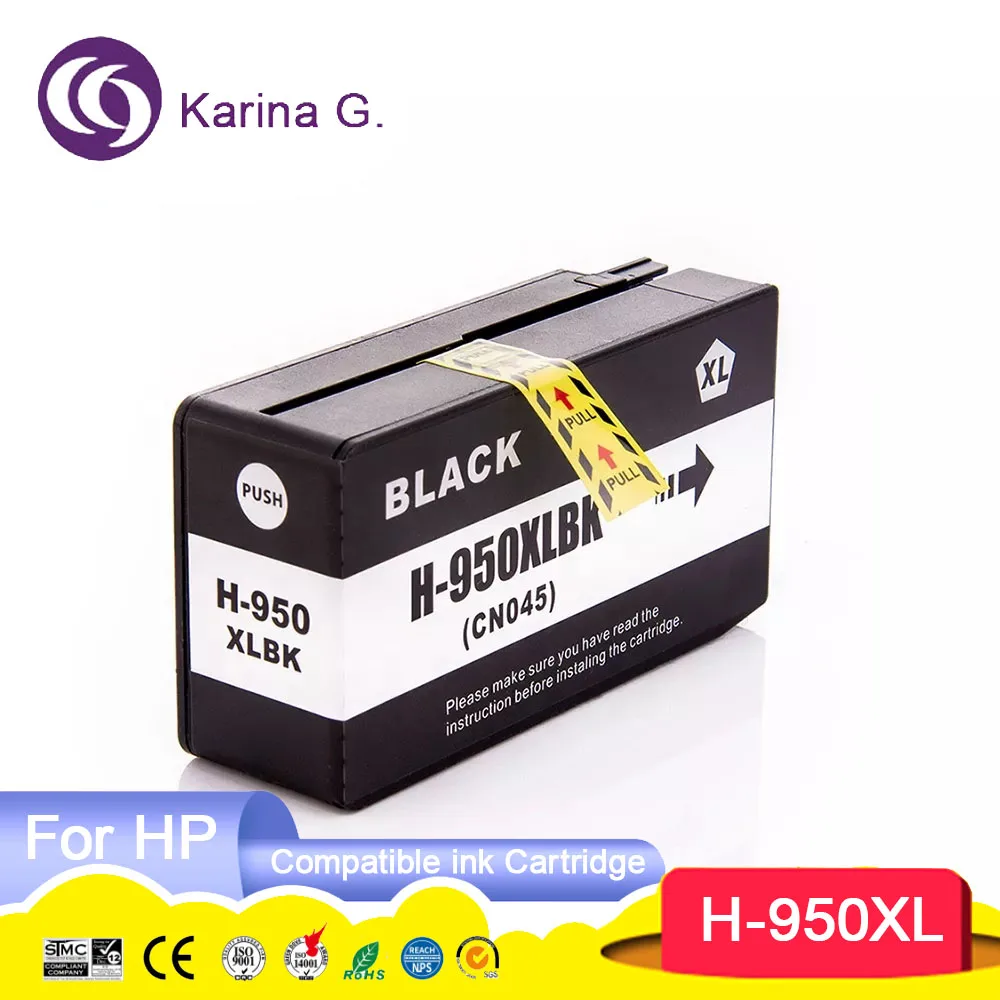 950XL 950 951 XL 951XL Premium Color Compatible InkJet Ink Cartridge For 950 For