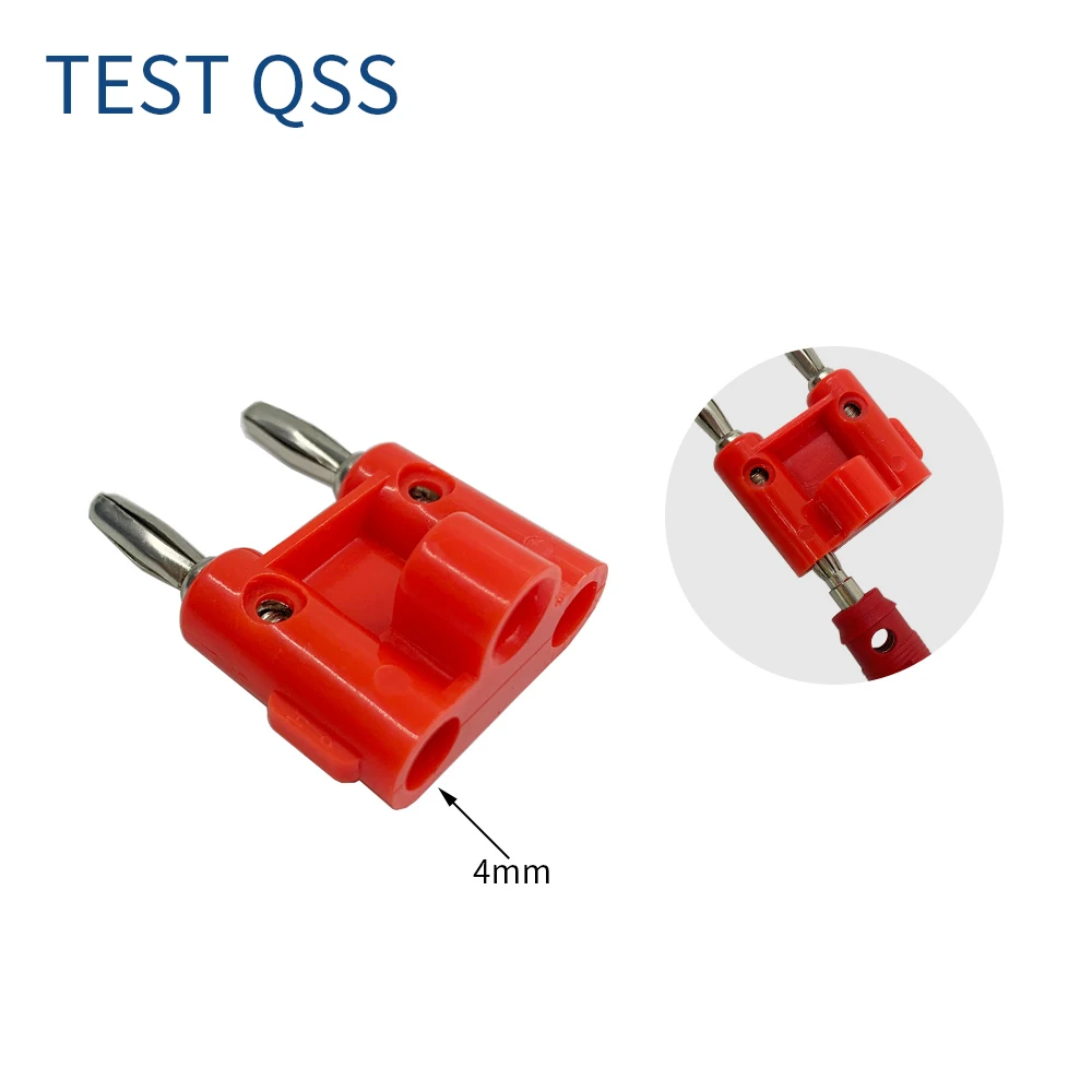 amplificador terminal twin adaptador casal 4mm q10044 5pcs 04
