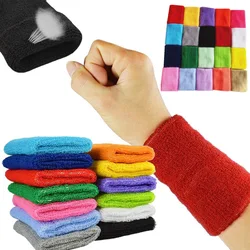 Bracelet de sport carré en coton, 1 pièce, pour le Basketball, le Tennis, le Yoga, le Yoga, le chapeau de base, la sueur, l'exercice