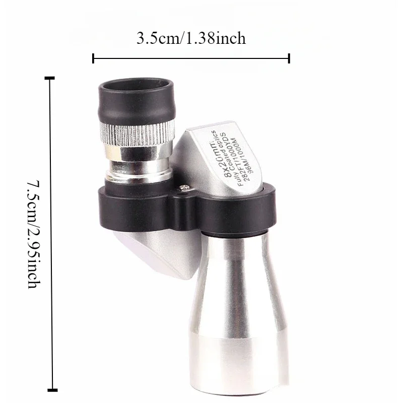 1pc Mini pocket telescope, outdoor portable telescope, single angle telescope for hunting, camping, and mountaineering