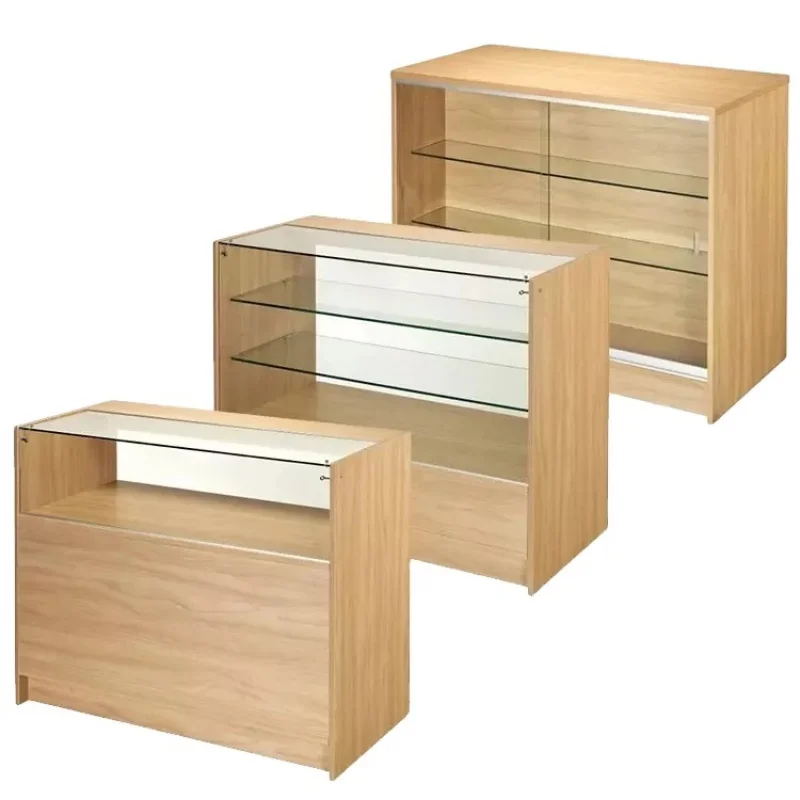 상업용 현대 연기 상점 식료품 상점, 유리 나무 연기 디스플레이 쇼케이스, 연기 디스플레이 캐비닛, LED