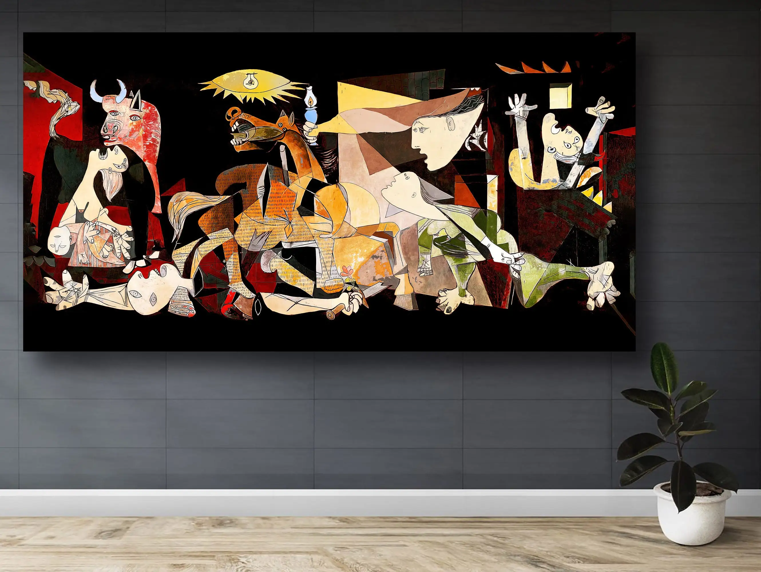 Guernica от Пабло Пикассо, холст, настенный художественный плакат, печать на холсте, Surreal Cubism, художественная картина для гостиной, украшение для дома