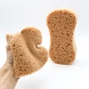 AUTOBRIGHT 2/5/10pcs Car Wash Sponges Square Big Size Ceramics and Thicken Detailing Cleaning Brown Sponge Washing Accessories 2