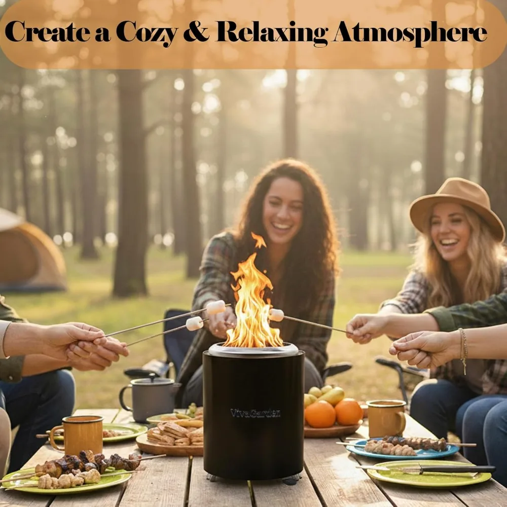Portable Smokeless Tabletop Fire Pit 6