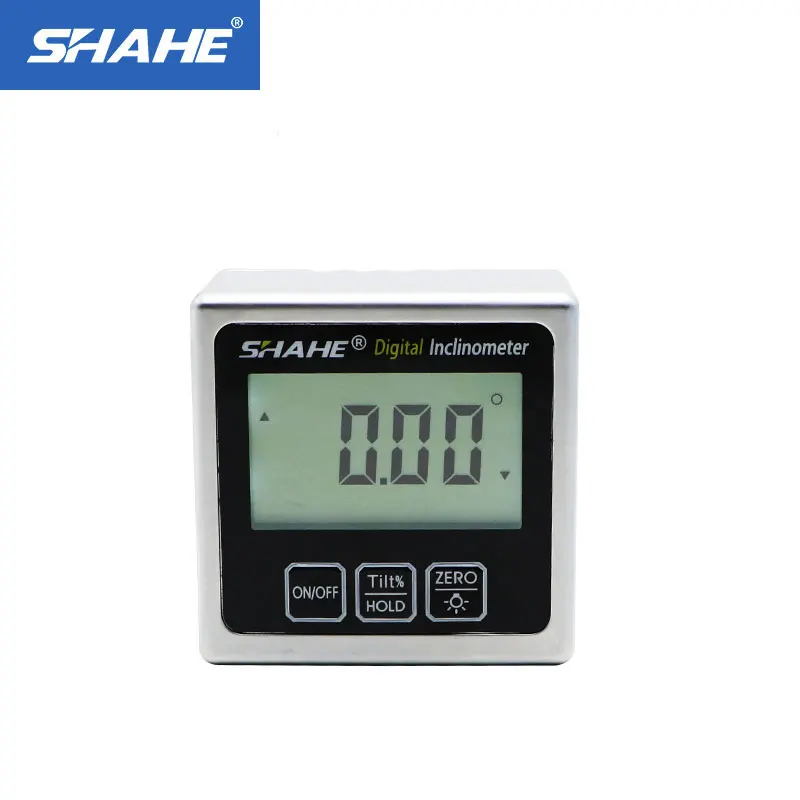 

SHAHE Metal Digital Protractor Universal Bevel 360 Degree Inclinometer Digital Magnetic Level Measuring Instruments