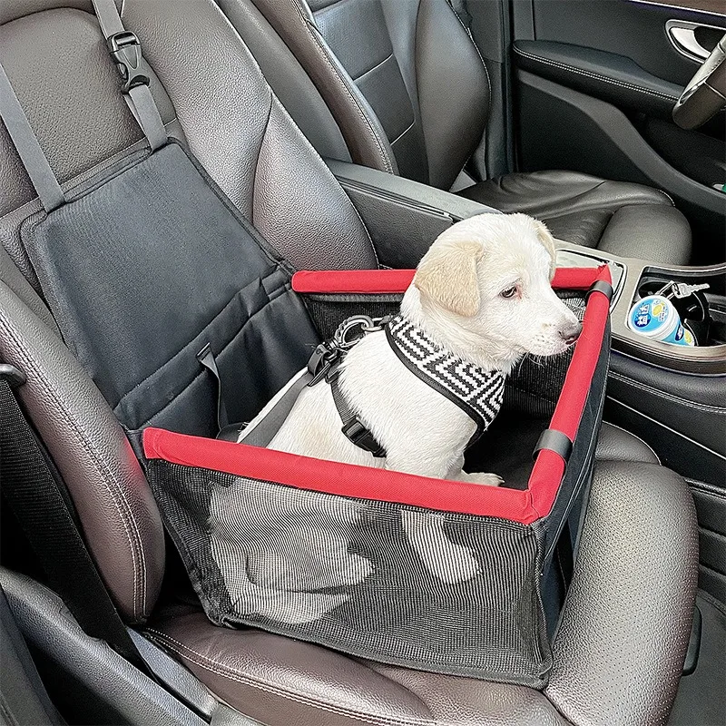 

Amazon Dog Pet Car with Portable Dog Bed Foldable Car Nest Out Bag Safety Seat Anti-dirt Mat Dog Bed Beds for Large Dogs