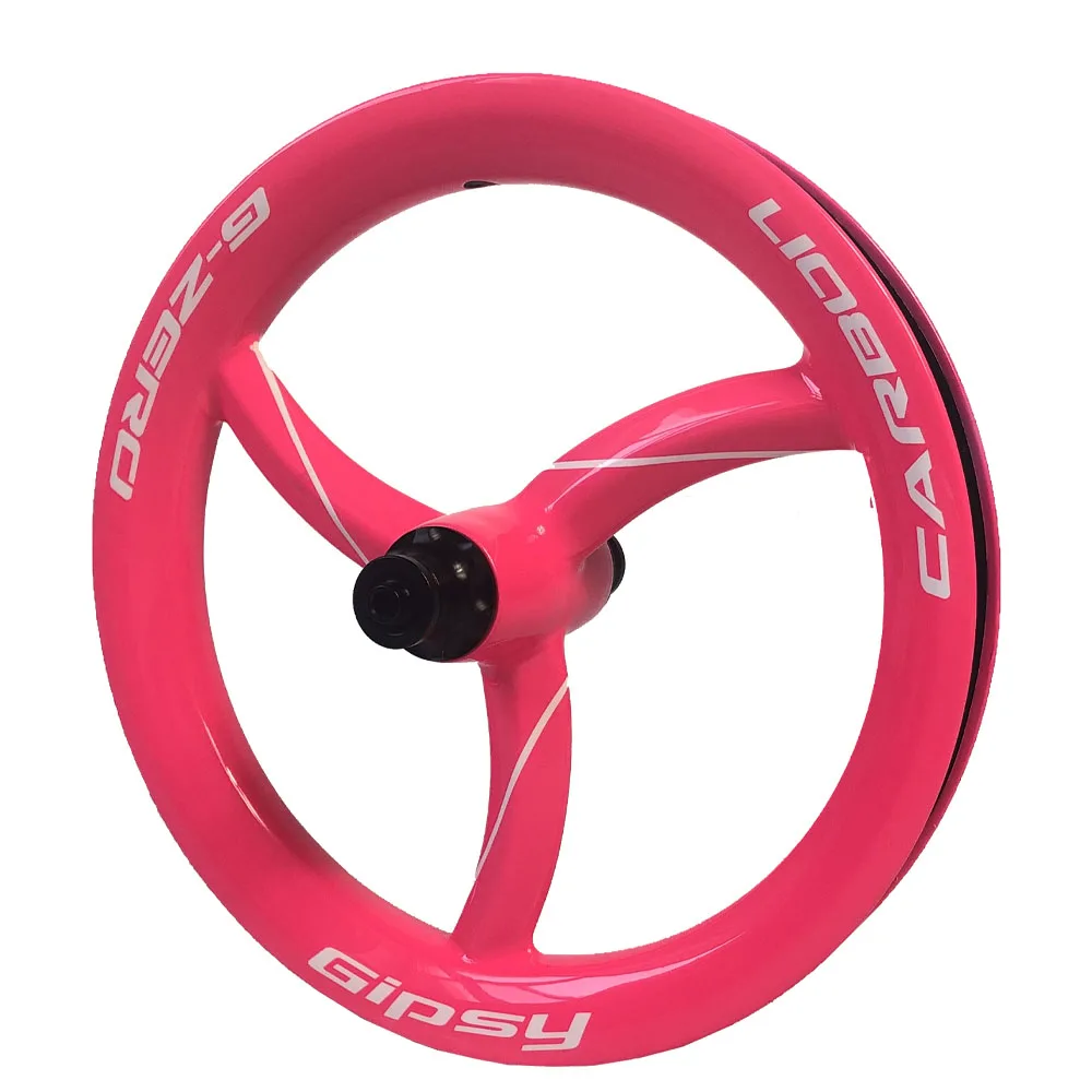 ジプシー炭素12インチホイール3スポークバランスバイクホイール
