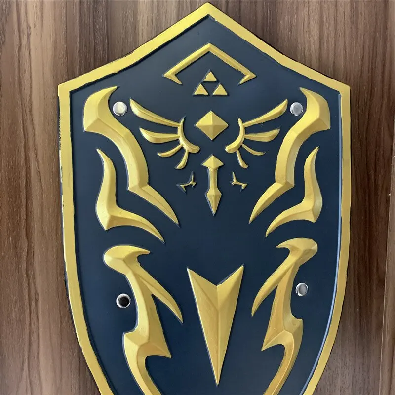 1:1 Gold Royal Guard Shield Knight Shield Sun Game Doubleless Cosplay PU Props Cos Weapon Halloween Cosplay Gift Props