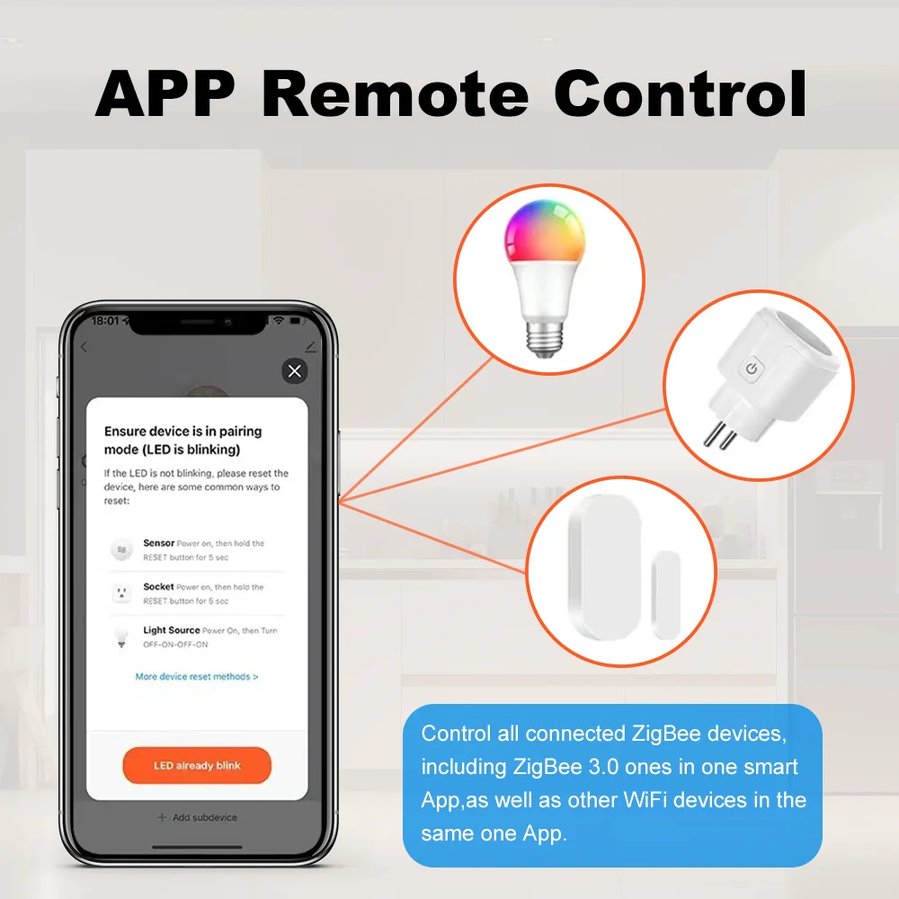 Tuya ZigBee 스마트 USB 멀티 모드 게이트웨이 허브, 무선 브리지 블루투스, 스마트 라이프 리모컨, 알렉사 구글 홈과 작동