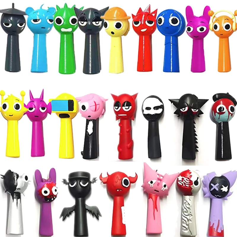 24 Pz/48 Pz Sprunki Figure Modalà Giocattoli ... - Aliexpress - Foto 5