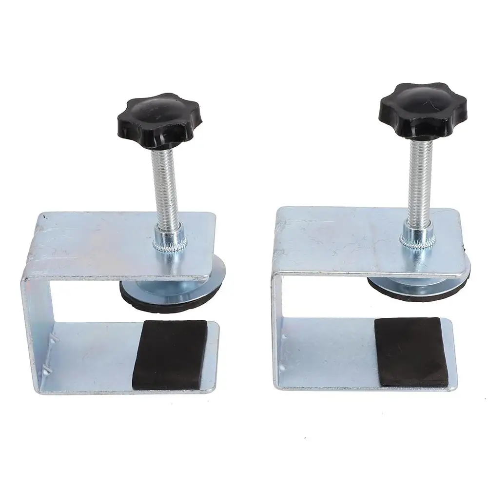 

2pcs Stainless Steel Woodworking Adjustable Jig Cabinet Tools Drawer Front Installation Clamps Adjustable Vise Jaws Objects