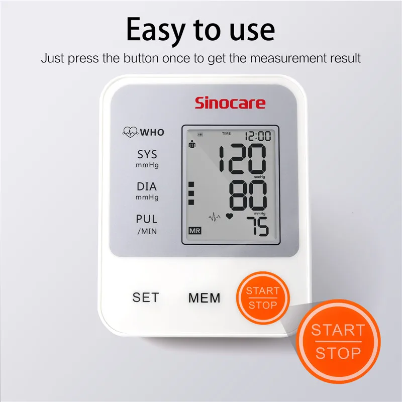 Yuwell Blood Pressure Monitor, Extra Large Upper Arm Cuff, Digital BP  Machine for Home Use & Pulse Rate Monitoring Meter 