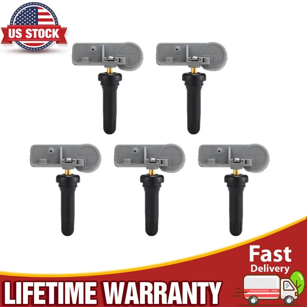 

5pcs Tire Pressure Sensor TPMS For Jeep Wrangler Grand Cherokee Challenger Dodge OEM 56029398AB 68241067AB